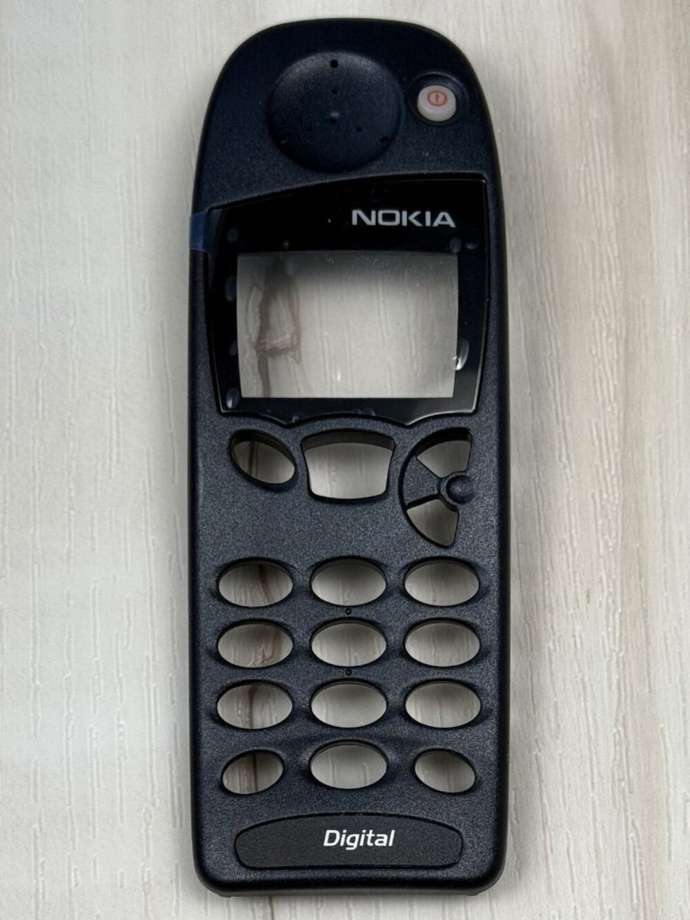 VTG 1998 NOKIA 5110 Navy Candybar Mobile Cell Phone FACE PLATE Housing Cover EUC